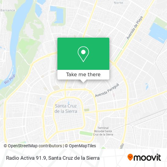 Radio Activa 91.9 map