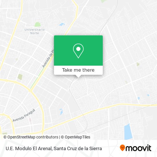 U.E. Modulo El Arenal map