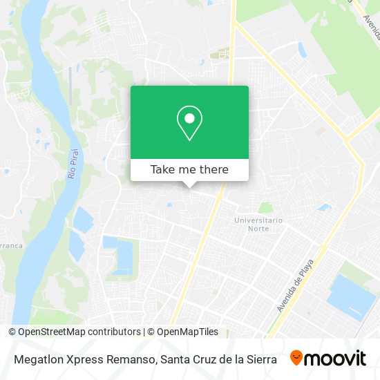 Megatlon Xpress Remanso map