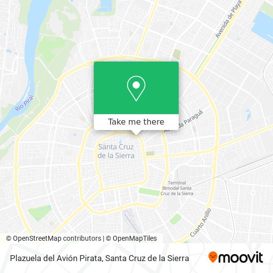Plazuela del Avión Pirata map