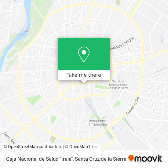 Mapa de Caja Nacional de Salud "Irala"