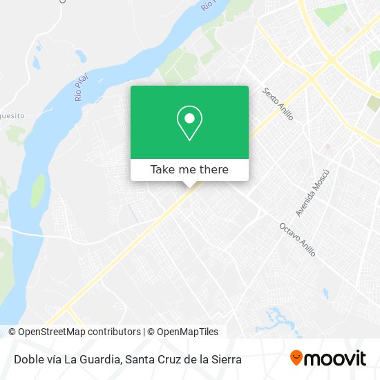 Mapa de Doble vía La Guardia