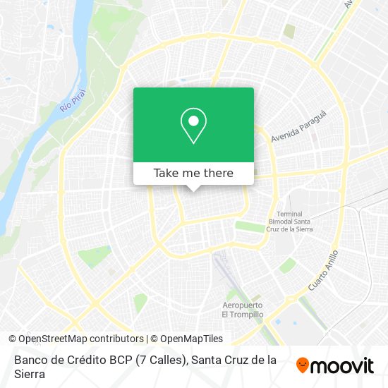 Mapa de Banco de Crédito BCP (7 Calles)