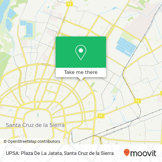 UPSA: Plaza De La Jatata map