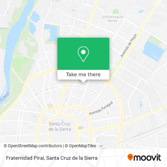 Fraternidad Piraí map