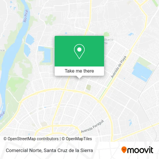 Mapa de Comercial Norte