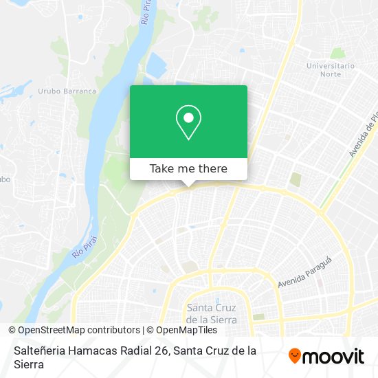 Salteñeria Hamacas Radial 26 map