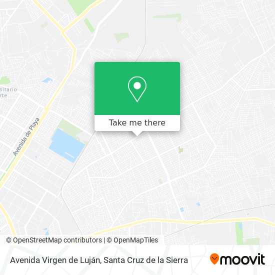 Avenida Virgen de Luján map