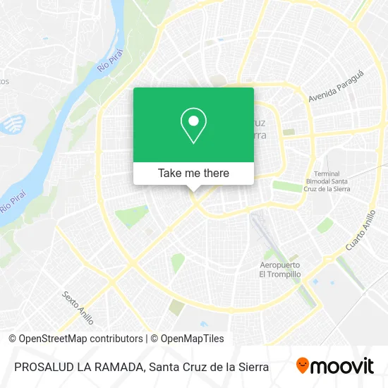 PROSALUD LA RAMADA map