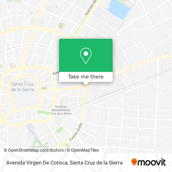 Avenida Virgen De Cotoca map