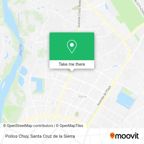 Pollos Chuy map