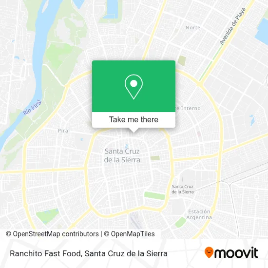 Ranchito Fast Food map
