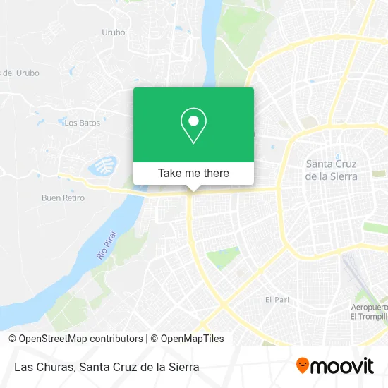 Las Churas map
