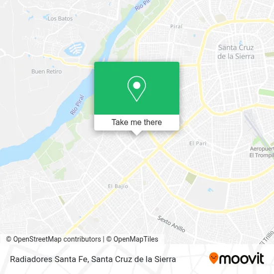 Radiadores Santa Fe map