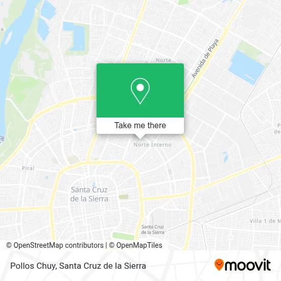 Pollos Chuy map