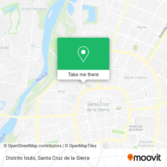 Distrito Isuto map