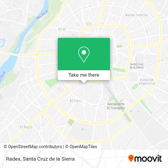 Radex map