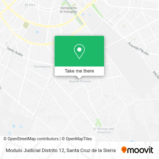 Modulo Judicial Distrito 12 map