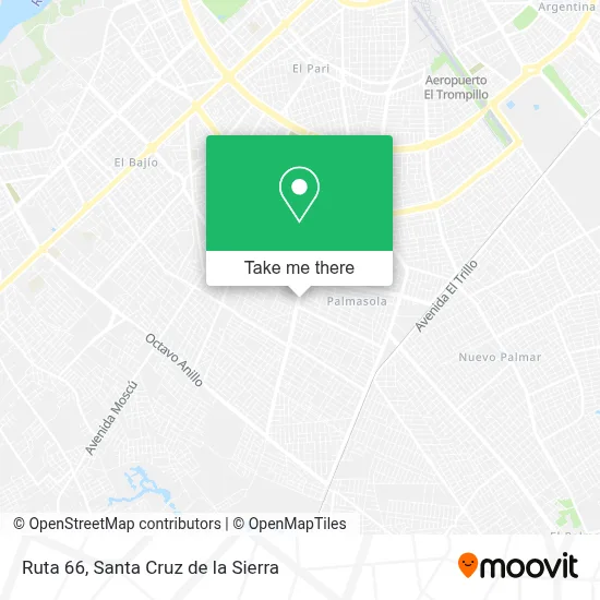 Ruta 66 map