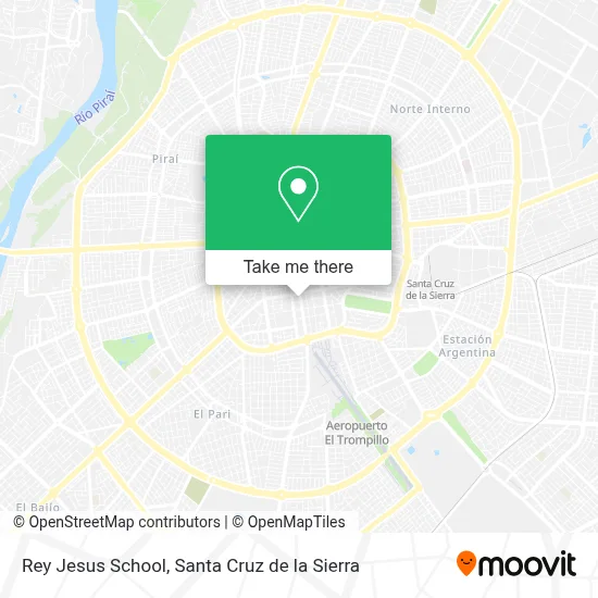 Rey Jesus School map
