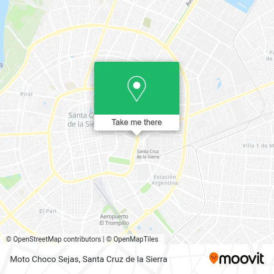 Moto Choco Sejas map