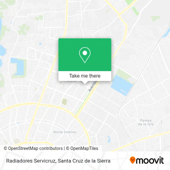 Radiadores Servicruz map