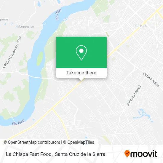 La Chispa Fast Food, map
