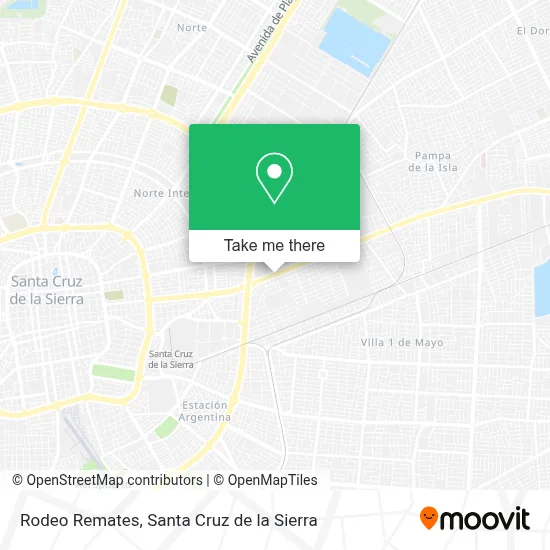 Rodeo Remates map