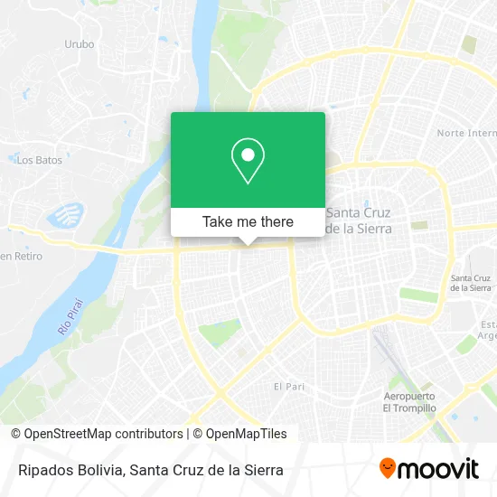 Ripados Bolivia map