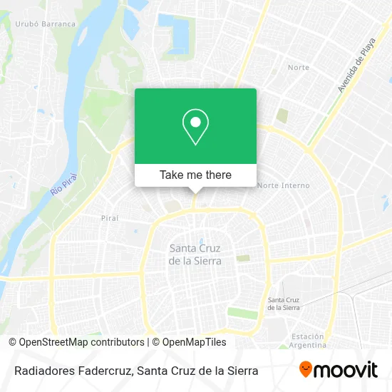 Radiadores Fadercruz map