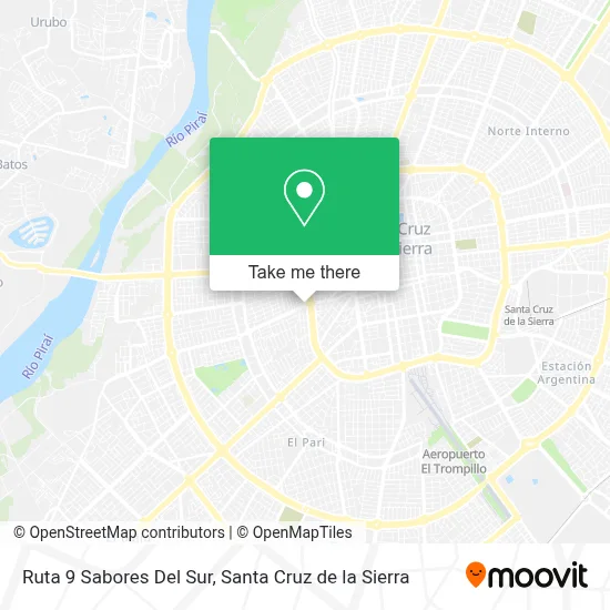 Ruta 9 Sabores Del Sur map