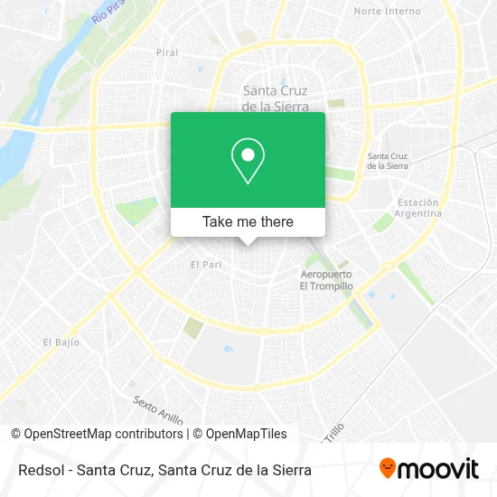 Redsol - Santa Cruz map