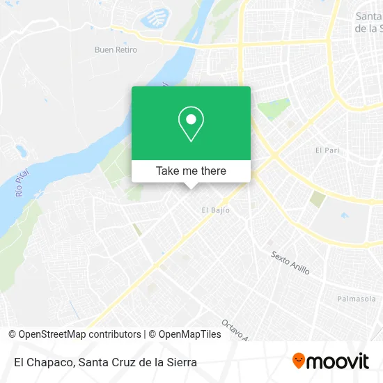 El Chapaco map