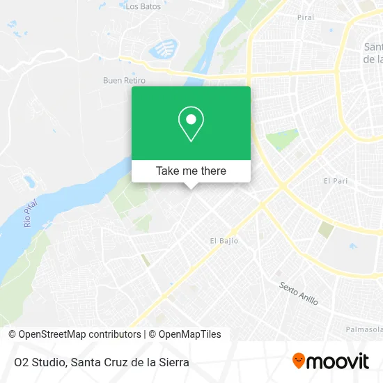 O2 Studio map