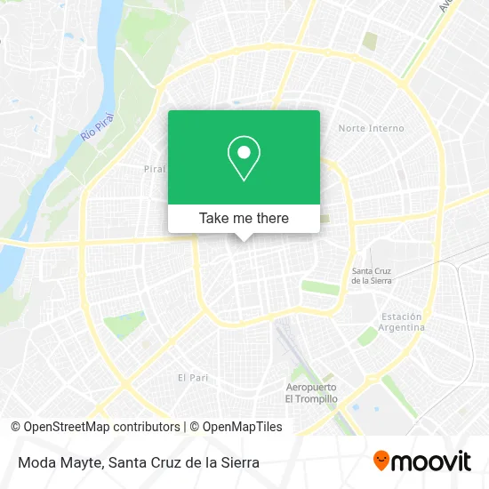 Moda Mayte map