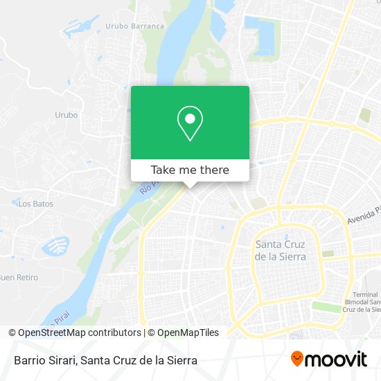 Barrio Sirari map