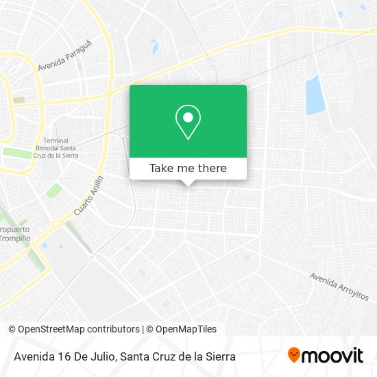 Avenida 16 De Julio map