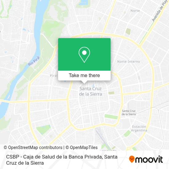 ¿Cómo llegar a CSBP - Caja de Salud de la Banca Privada en Santa Cruz ...