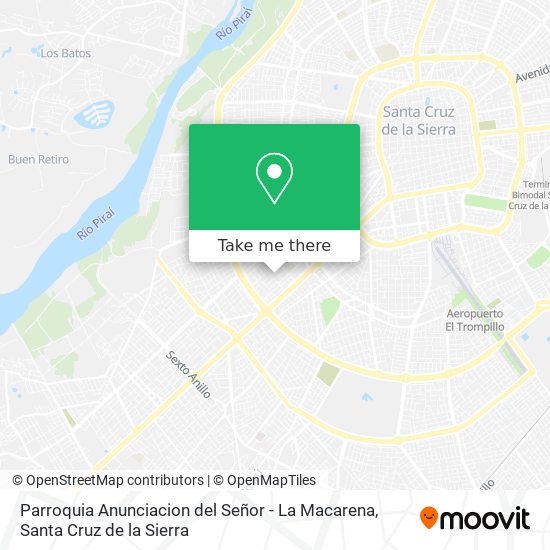 Mapa de Parroquia Anunciacion del Señor - La Macarena