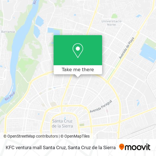 KFC ventura mall Santa Cruz map