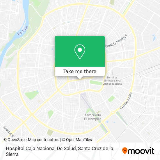 Hospital Caja Nacional De Salud map