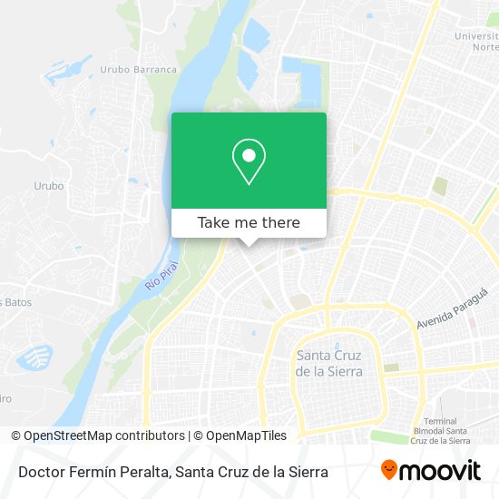 Mapa de Doctor Fermín Peralta