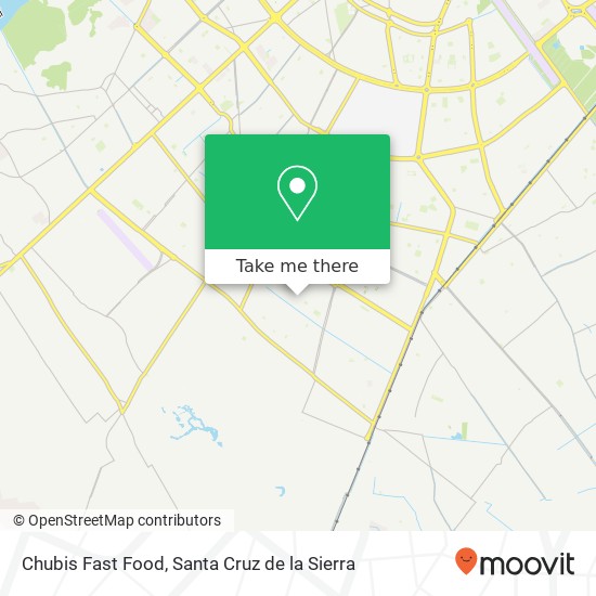 Mapa de Chubis Fast Food