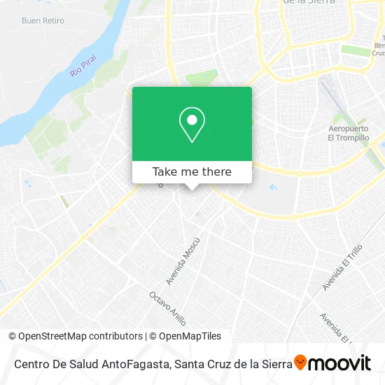 Mapa de Centro De Salud AntoFagasta