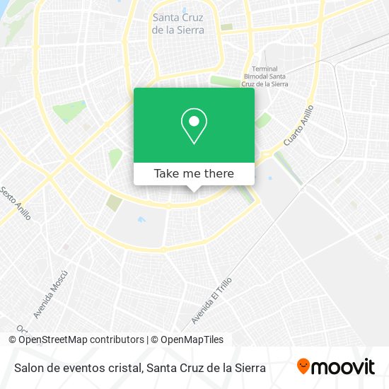 Salon de eventos cristal map