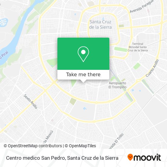 Centro medico San Pedro map