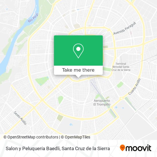 Mapa de Salon y Peluquería Baedli