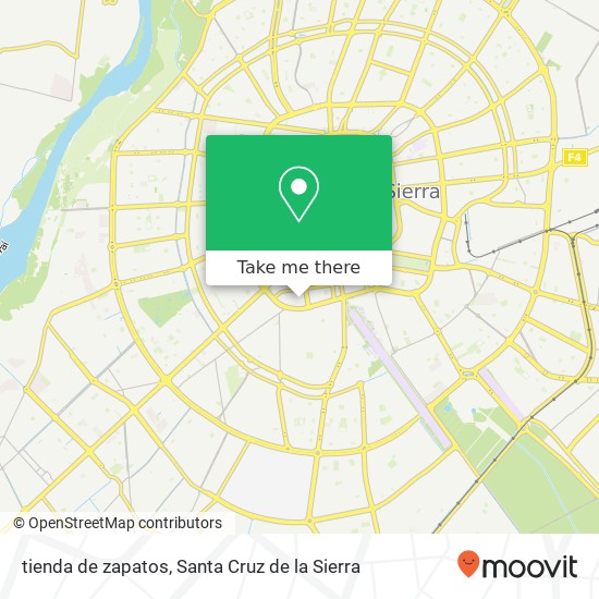 Mapa de tienda de zapatos