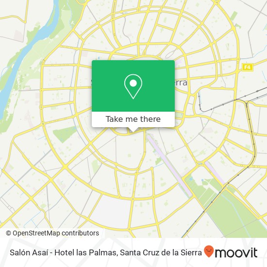 Salón Asaí - Hotel las Palmas map