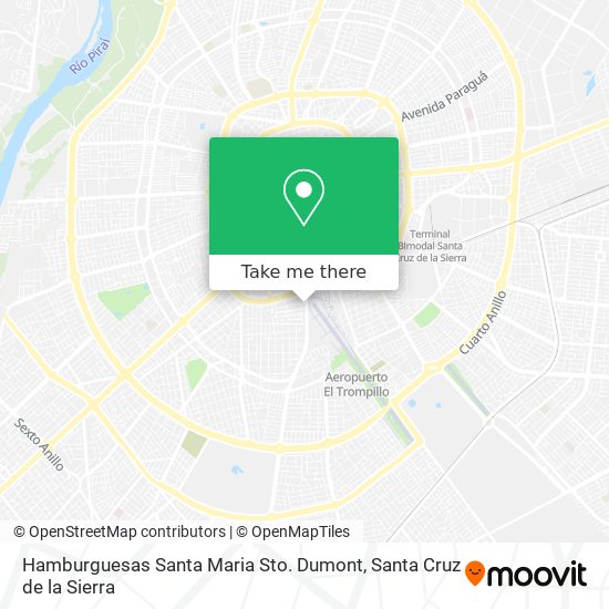Hamburguesas Santa Maria Sto. Dumont map